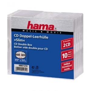 hama-10-boitiers-cd-slim-double